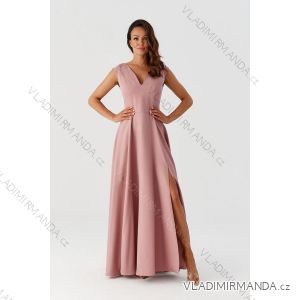 Ärmelloses langes Partykleid für Damen (34-54) POLISH FASHION PMLMR23MILENA-4