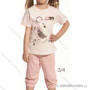 Pyjama 3/4 kleines Mädchen (86-128) CORNETTE 570/46

