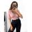 Kurzarm-Spitzenoberteil für Damen (Einheitsgröße S/M) ITALIAN FASHION IMM2327419