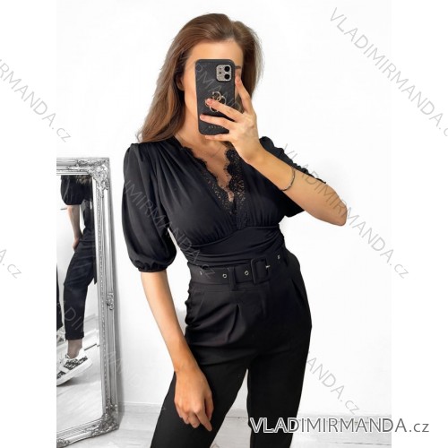 Langes Kleid für Frauen (UNI s-m) ITALIAN FASHION IMM20FL5620 S/M schwarz