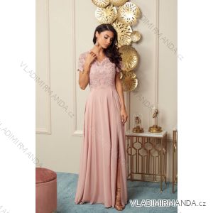 Langes Party-Kurzarmkleid für Damen (36-54) POLISH FASHION PMLMR23PAULA-6