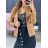 Dünne Lederjacke für Damen (UNI S / M) ITALIAN FASHION IMM20536