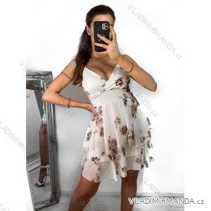 Trägerloses Sommerkleid für Damen (Einheitsgröße S/M) ITALIAN FASHION IMPSH2321216B