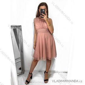 Elegantes Damen-Partykleid mit breiten Trägern (S/M Einheitsgröße) ITALIAN FASHION IMPSH2320821