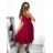 Šaty letní na ramínka dámské (S/M ONE SIZE) ITALSKÁ MÓDA IMPBB22B21841 S/M altrosa