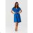 Šaty společenské krátký rukáv dámské (36-56) POLSKÁ MÓDA PMLMR23SIMONA königsblau 36