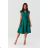 Šaty společenské krátký rukáv dámské (36-56) POLSKÁ MÓDA PMLMR23SIMONA grün 36