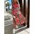 Langärmliges langes Damenkleid mit Gürtel (S/M EINHEITSGRÖSSE) ITALIAN FASHION IMWGB23709