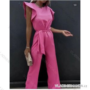 Langes Chiffon-Kurzarmkleid für Damen (S/M ONE SIZE) ITALIAN FASHION IMWGM23456