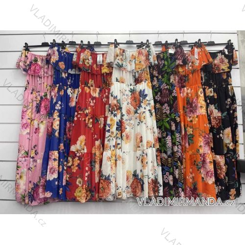 Kleid mit 3/4 Ärmeltasche für Damen (uni sl) ITALIAN Fashion IMWD20527