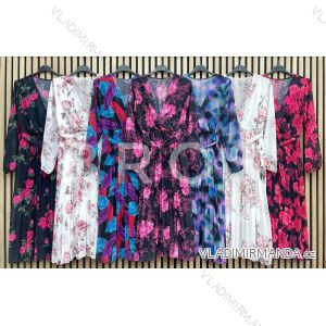 Sommer Kurzarm Sommerkleid (S / M ONE SIZE) ITALIENISCHE MODE IMWY21019