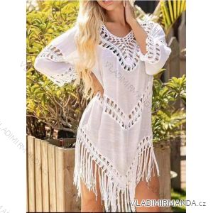 Langärmliges Strand-Sommerkleid für Damen (Einheitsgröße S/M) ITALIAN FASHION IMWBB23906