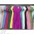 Langes Chiffon-Kurzarmkleid für Damen (S/M ONE SIZE) ITALIAN FASHION IMWGM23456
