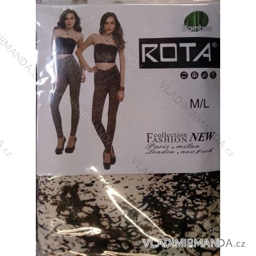 Leggings mild Bambus Damen mit Taschen (m-3xl) ROTA 1518
