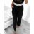 Elegantes langärmliges Kleid mit Gürtel für Damen (Einheitsgröße S/M) ITALIAN FASHION IMM23UN6139 S schwarz