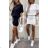 Kurzärmliges Sommerkleid für Damen (Einheitsgröße S/M) ITALIAN FASHION IMWGB23949