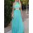 Langes Partykleid mit variabler Krawatte für Damen (Einheitsgröße S/M) ITALIAN FASHION IMWMY23970
