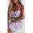 Sommerchiffon-Sommerkleid Carmen (S / M ONE SIZE) ITALIAN FASHION IMWA222561