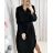Langes Hemdkleid für Damen mit langen Ärmeln (S/M EINHEITSGRÖSSE) ITALIAN FASHION IMWGB231013