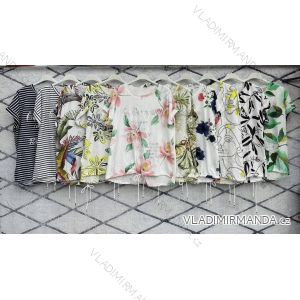 Kurzarm-Tunika zum Binden für Damen (Einheitsgröße S/M) ITALIAN FASHION IMWD231045