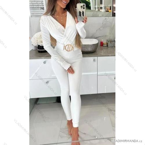 Langes Chiffon-Kurzarmkleid für Damen (S/M ONE SIZE) ITALIAN FASHION IMWGM23456