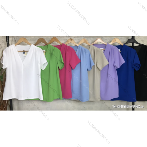 Kurzarm-T-Shirt/Tunika für Damen (Einheitsgröße S/M) ITALIAN FASHION IMPGM233380