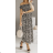 Langes, elegantes Carmen-Kurzarmkleid für Damen (S/M EINHEITSGRÖSSE) ITALIAN FASHION IMPGM2323079