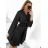 Elegantes langärmliges Kleid mit Gürtel für Damen (Einheitsgröße S/M) ITALIAN FASHION IMM23UN6139
