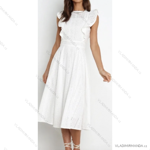 Langes, elegantes ärmelloses Damenkleid (S/M EINHEITSGRÖSSE) ITALIAN FASHION IMPGM236369