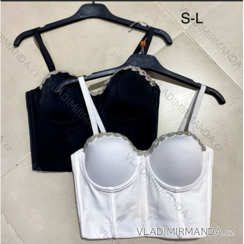 Trägerloses Crop-Top für Damen (SL) ITALIAN FASHION IMPLP2312580135
