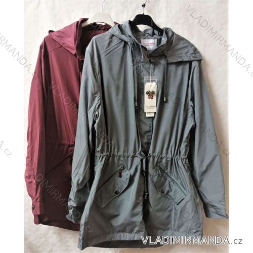 Whisperer Spring Damen-Parkamantel in Übergröße (2XL-7XL) POLISH FASHION PME23ROSE830