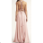 Langes elegantes Damenkleid mit Trägern (S/M ONE SIZE) ITALIAN FASHION IMPLP2330000125