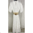 Damen-Kleid mit langem Hemd und Spitze und kurzen Ärmeln (S/M EINHEITSGRÖSSE) ITALIAN FASHION IMPLP2318370195