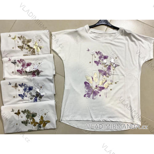 Kurzarm-T-Shirt für Damen (S/M EINHEITSGRÖSSE) ITALIAN FASHION IMPLP2313329075