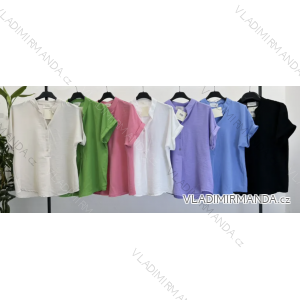 Damen-Tunika-T-Shirt mit 3/4-Ärmeln und Anhänger (S/M Einheitsgröße) ITALIAN FASHION IMPLM23M16808