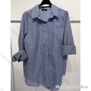 Damen-Langarmshirt mit Streifen (S/M EINHEITSGRÖSSE) ITALIAN FASHION IMPLM2338630