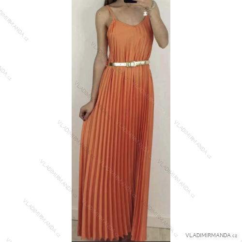 Langes, elegantes, trägerloses Damenkleid (Einheitsgröße S/M) ITALIAN FASHION IMPMG232231