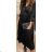 Langes, elegantes Langarmkleid für Damen (Einheitsgröße S/M) ITALIAN FASHION IMPMG235775