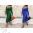Langes, elegantes Langarmkleid für Damen (Einheitsgröße S/M) ITALIAN FASHION IMPMG235775