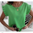 Damen-Tunika mit kurzen Ärmeln und Anhänger (Einheitsgröße S/M) ITALIAN FASHION IMPMG231152