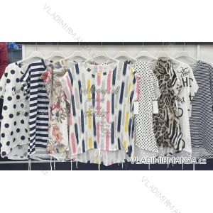 Kurzarm-Tunika zum Binden für Damen (Einheitsgröße S/M) ITALIAN FASHION IMWD231118