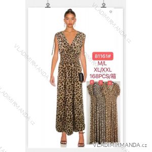 Sommerkleid mit Trägern für Frauen (UNI S / L) ITALIAN FASHION IMK20107