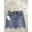 Jeansrock für Damen (XS-XL) ITALIAN FASHION IMM20143 blau S