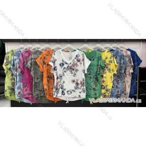 Kurzarm-Tunika zum Binden für Damen (Einheitsgröße S/M) ITALIAN FASHION IMWD231163