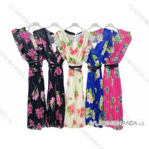 Kurzärmliges Hemdkleid für Damen (S / M ONE SIZE) ITALIAN FASHION IM422633