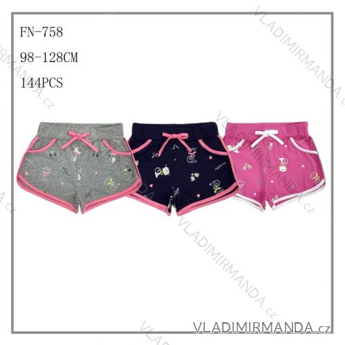 Funktionelle Sportshorts für Mädchen (98-128) SEZON SEZ22FN720