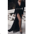 Langes, elegantes Langarmkleid für Damen (S/M EINHEITSGRÖSSE) ITALIAN FASHION IMPCF2326635