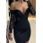 Elegantes Carmen-Kleid für Damen (Einheitsgröße S/M) ITALIAN FASHION IMPCF236209