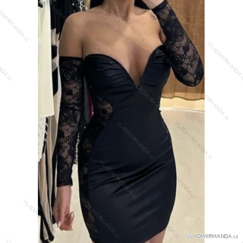 Elegantes Carmen-Kleid für Damen (Einheitsgröße S/M) ITALIAN FASHION IMPCF236209