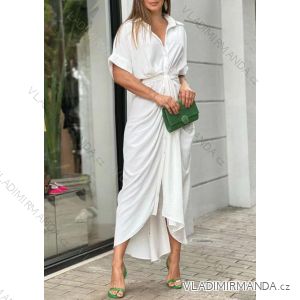 Šaty riflové dlouhé košilové dámské  (uni sl) ITALIAN Fashion IM3181746